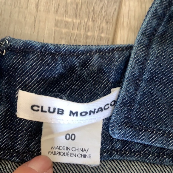 SOLD - CLUB MONACO Jean jumpsuit - Picture 4 of 6